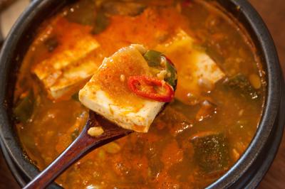 Soft Tofu Seafood Stew