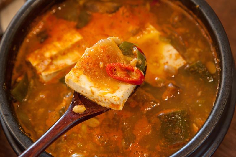 Soft Tofu Seafood Stew
