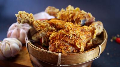 1/4 Pollo frito