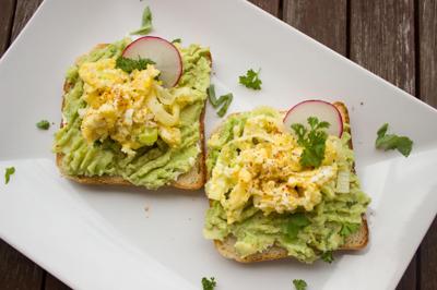 Scrambled Eggs with Salmon