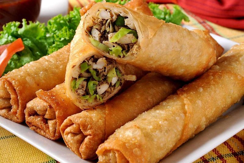 Fried Vegetable Spring Rolls