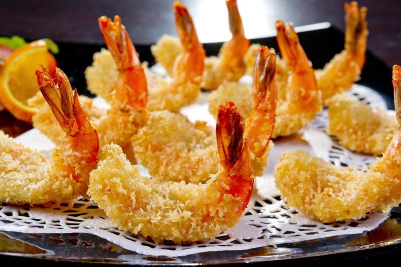 Langostinos apanados