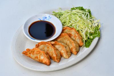 Corn Gyoza "Agnolotti"