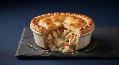 Pastel de pechuga de pollo