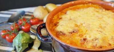 Mariscos gratinada