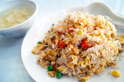 Arroz con camarones