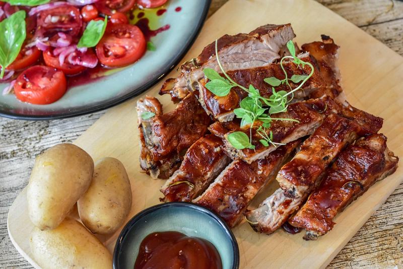 TENDER PORK LOIN + PORK RIB.