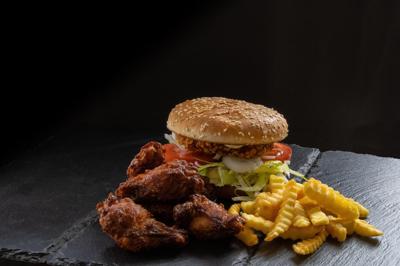 Hamburguesa de Pollo Crispy En Combo