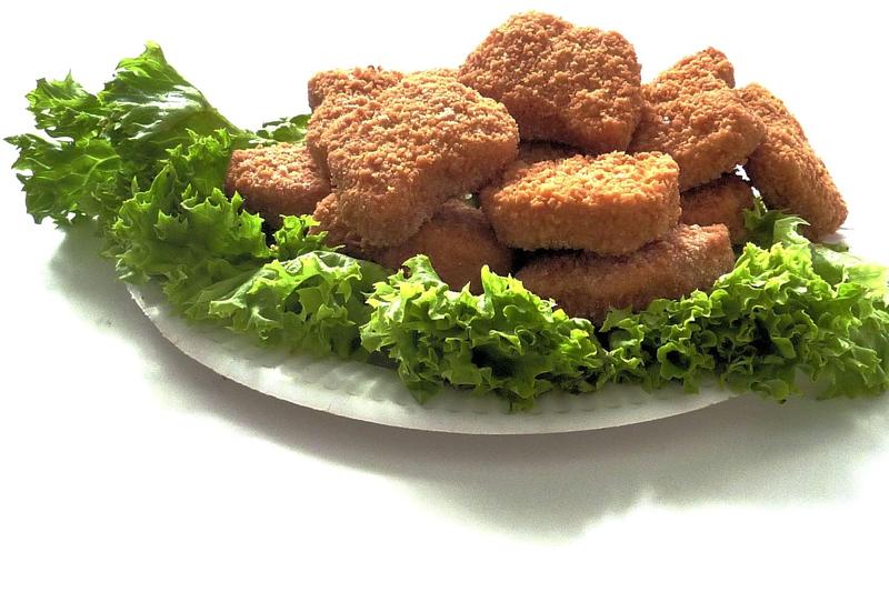 Menú infantil trozos de pechuga