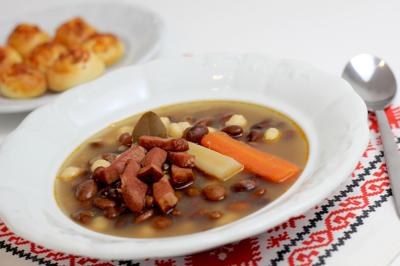 Sopa de Frijoles Rancheros
