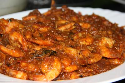 Shrimp with Curry Sauce