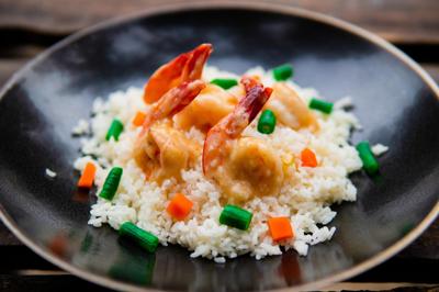 Arroz con camaron