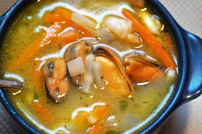 Encocado de mariscos