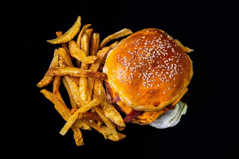 Menú infantil hamburguesa kronch