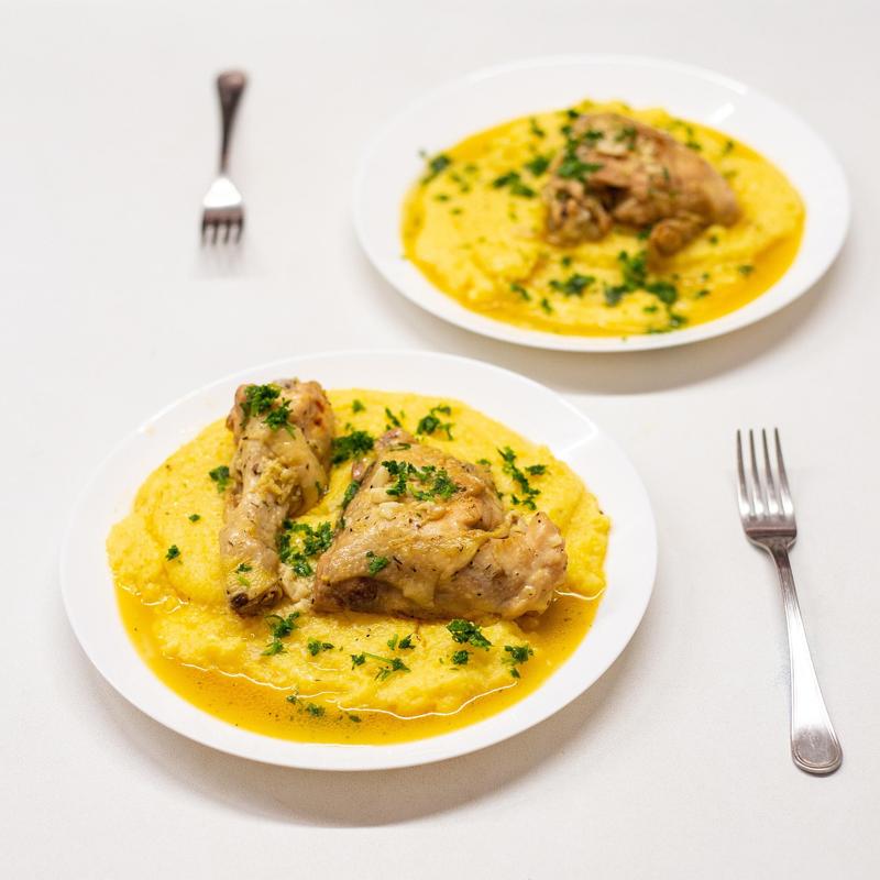 Shrimp and Polenta